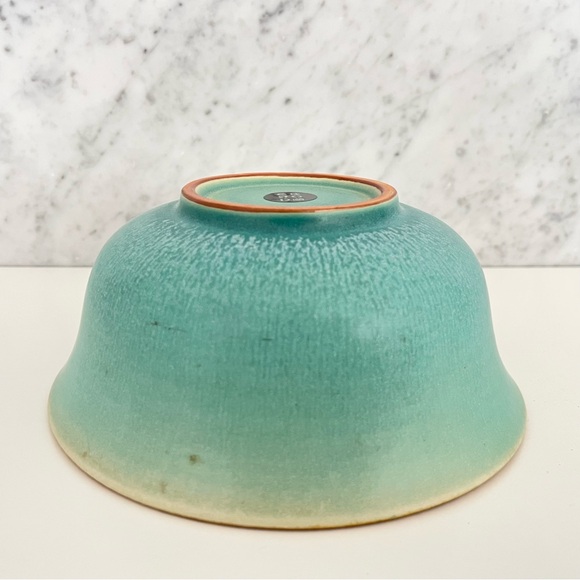 Ceramic Asian Style Bowl from Hong Kong’s Goods Of Desire G.O.D., Turquoise Blue - Picture 5 of 5